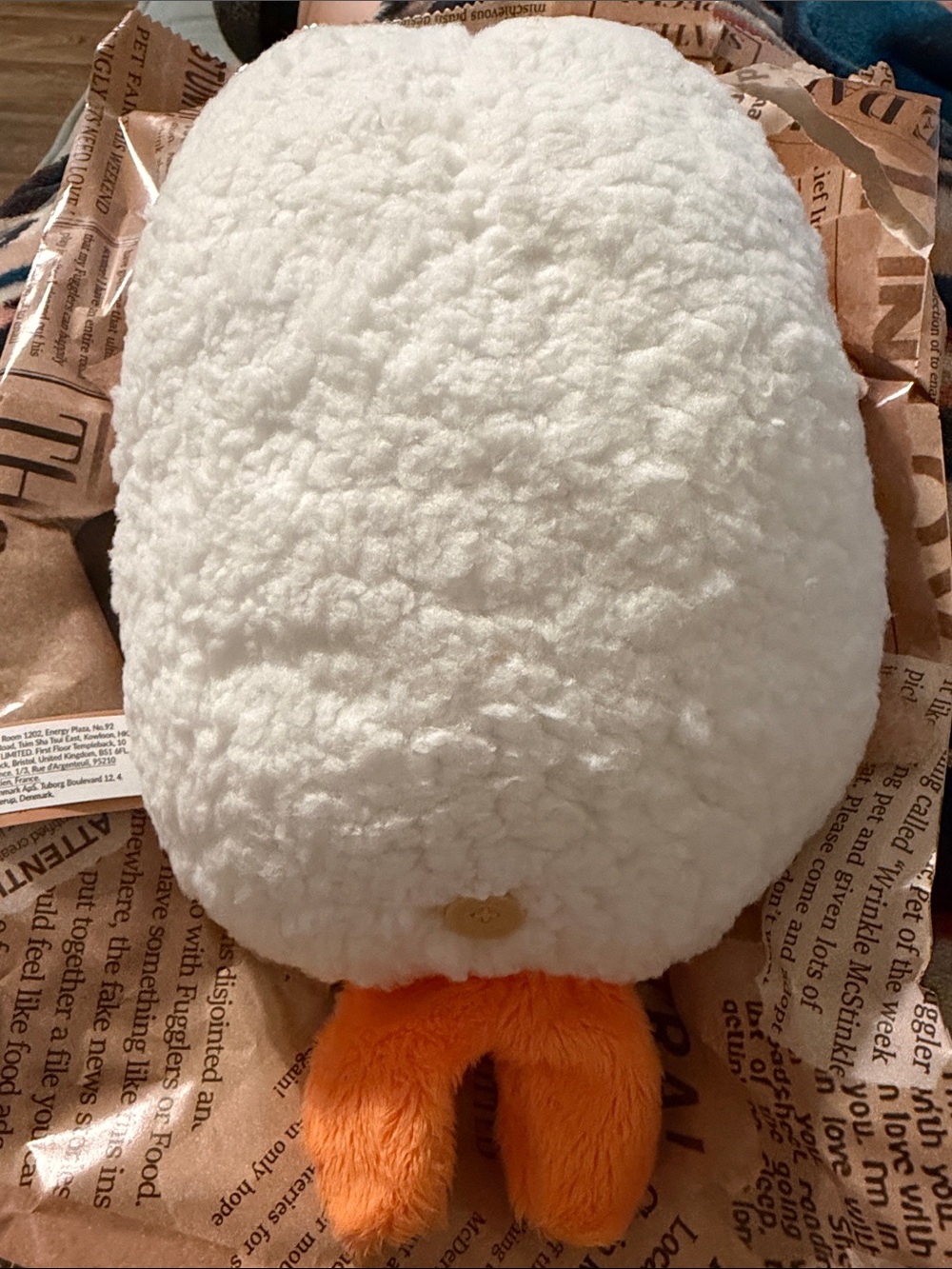 Fuggler X Fuggalicious Sashimmay Sushi 9" Food Funny Ugly Monster Plush - Picture 2 of 3